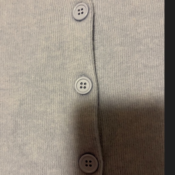 Zara blue long sleeve round neck soft cardigan NWT - Picture 5 of 10